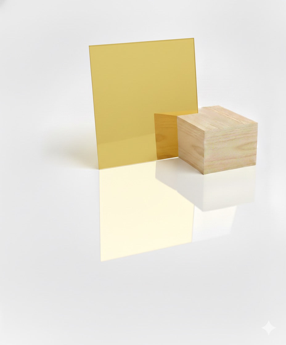 Gold Mirror Acrylic Sheet – 1/8” (3mm)