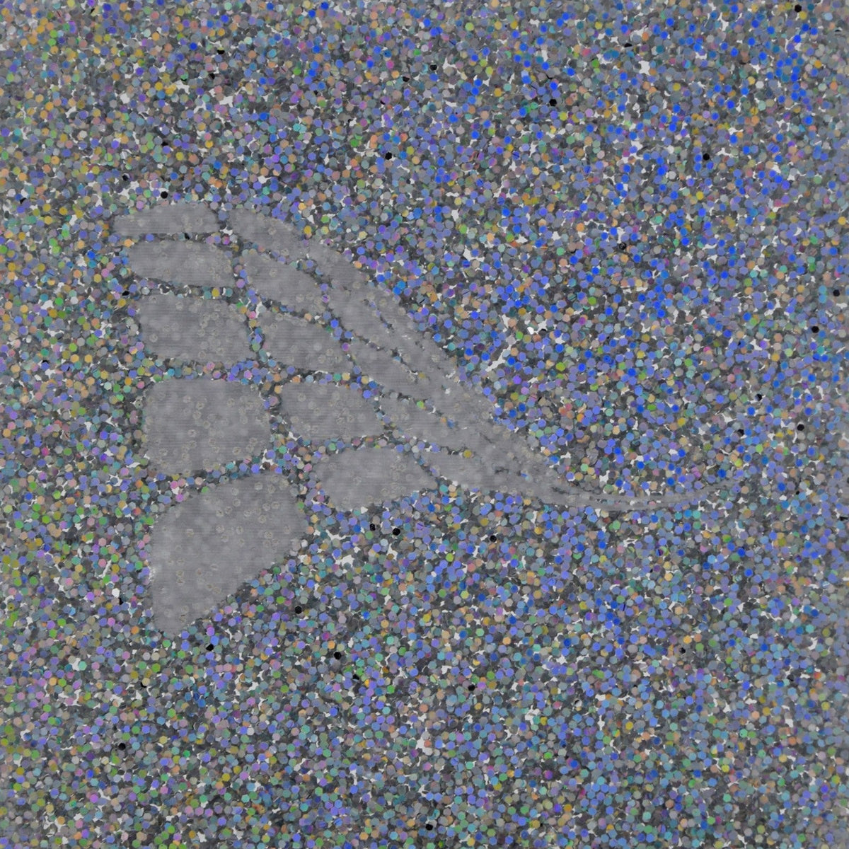 Holographic glitter cast acrylic sheet, 1/8 inch (3mm), 12 by 19 inches