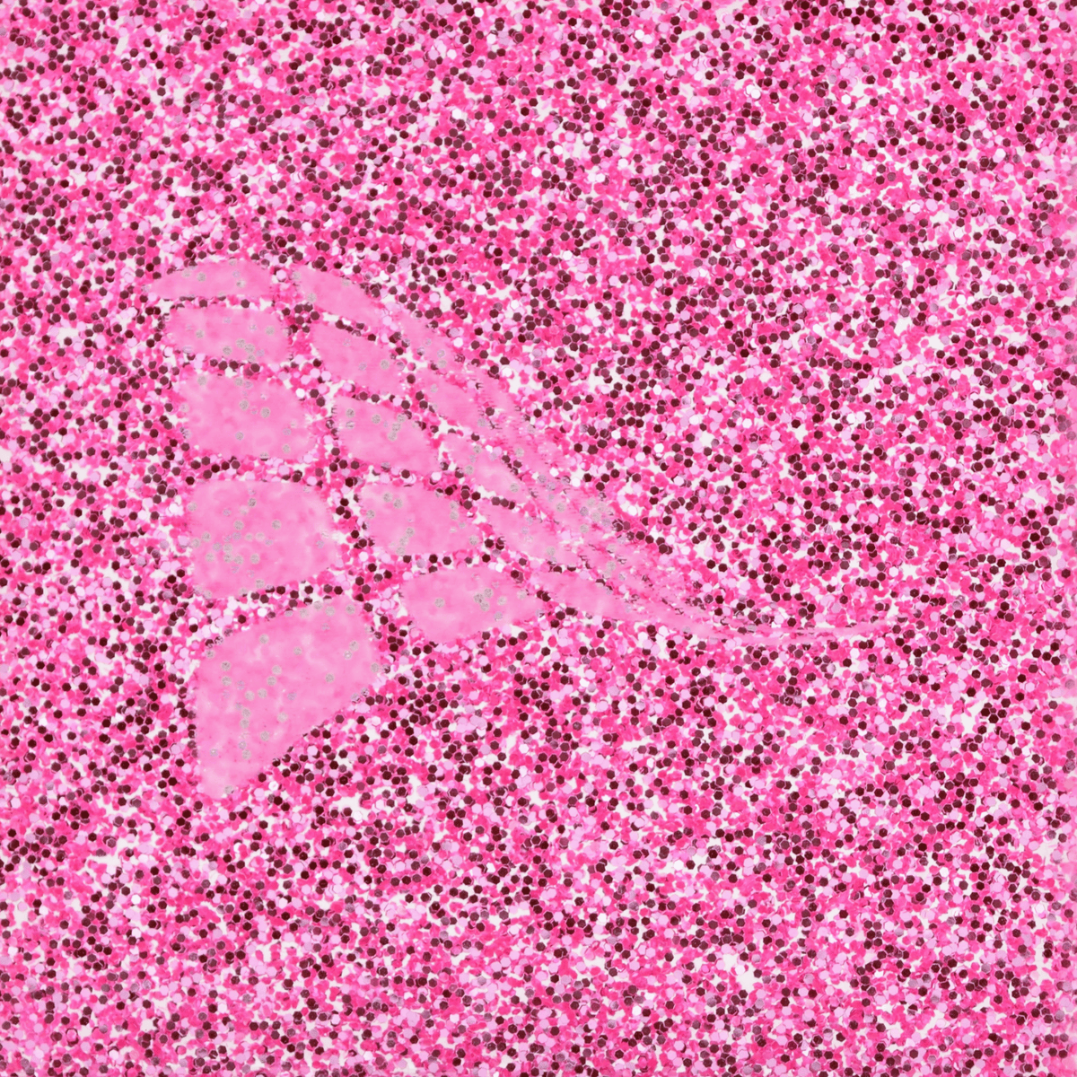 Pink glitter cast acrylic sheet, 1/8 inch (3mm), 12 by 19 inches