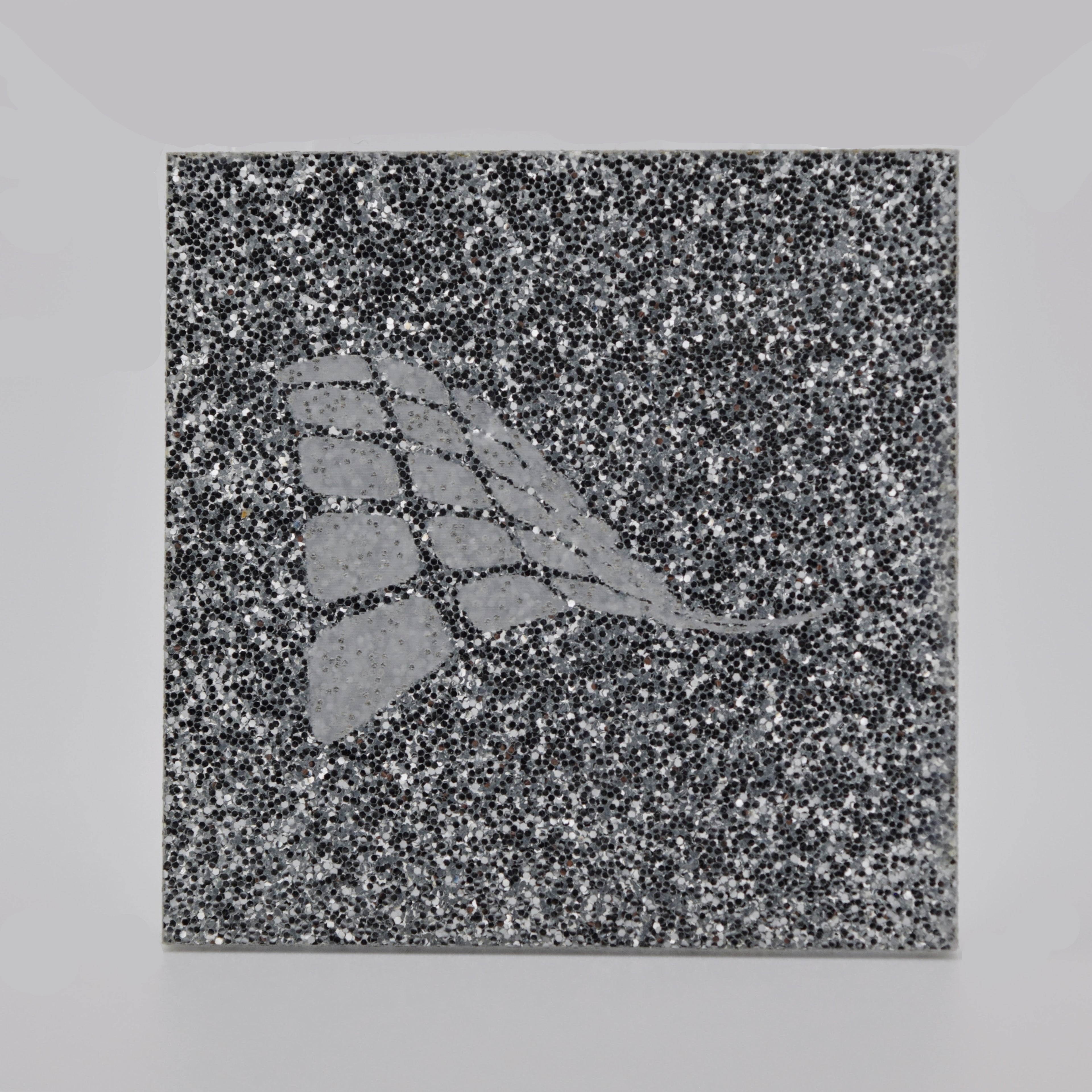 Silver Glitter Acrylic Sheet – 1/8” (3mm)