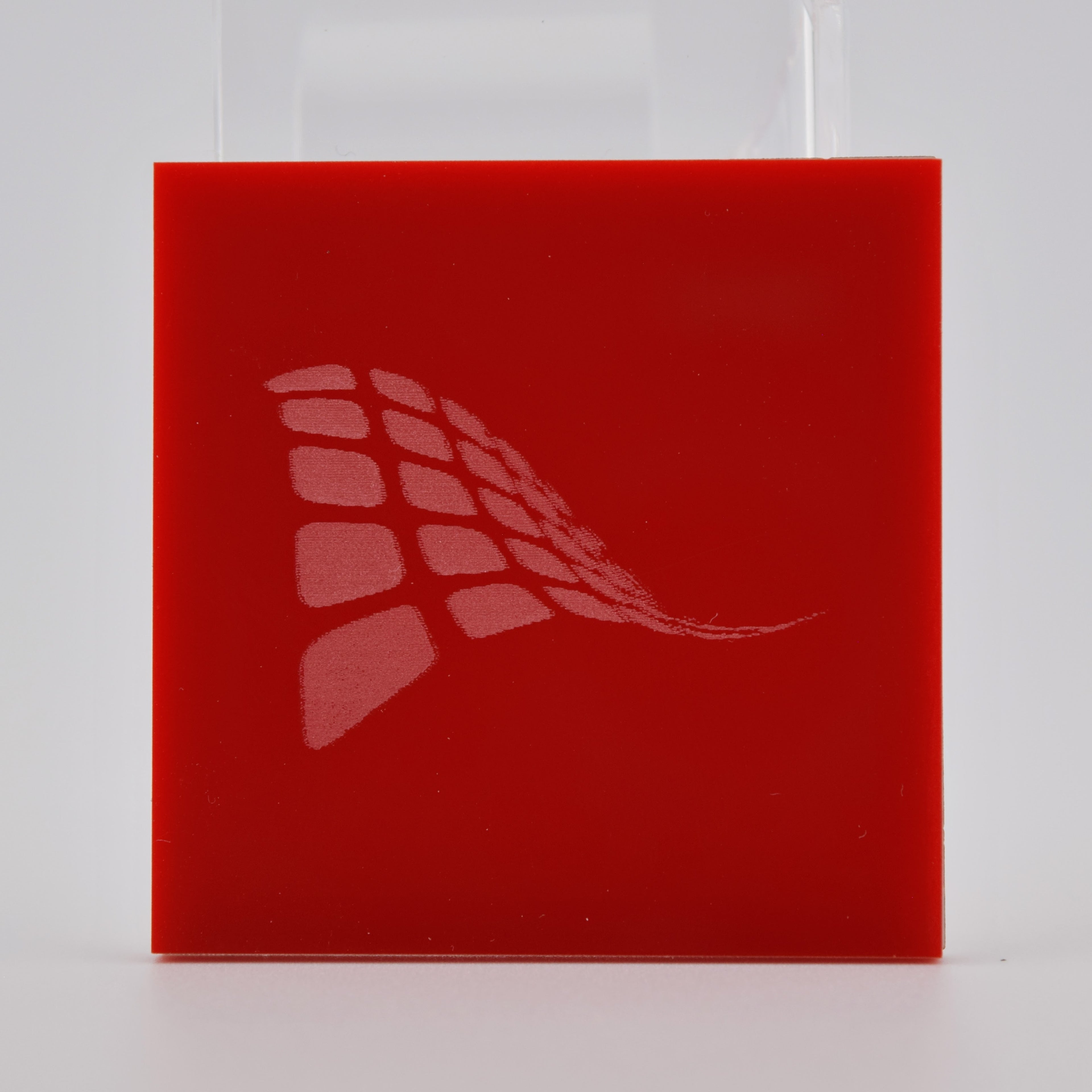 Bright Red Acrylic Sheet – 1/8” (3mm)