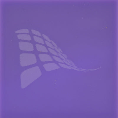 Light purple cast acrylic sheet, 1/8 inch 3mm, with laser engraved test pattern