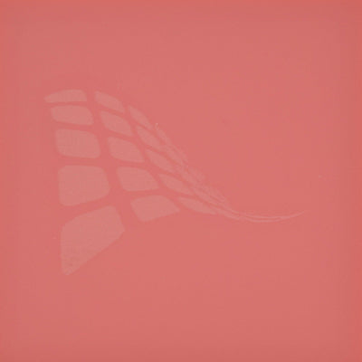 Pastel salmon cast acrylic sheet, 1/8 inch 3mm, with laser engraved test pattern