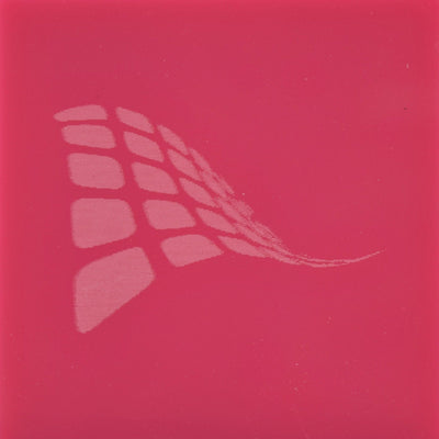 Pink cast acrylic sheet, 1/8 inch 3mm, with laser engraved test pattern