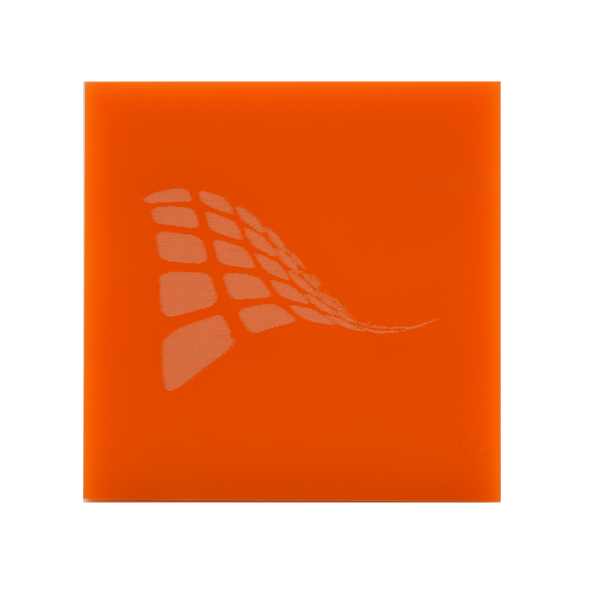 Burnt Orange Acrylic Sheet – 1/8” (3mm)