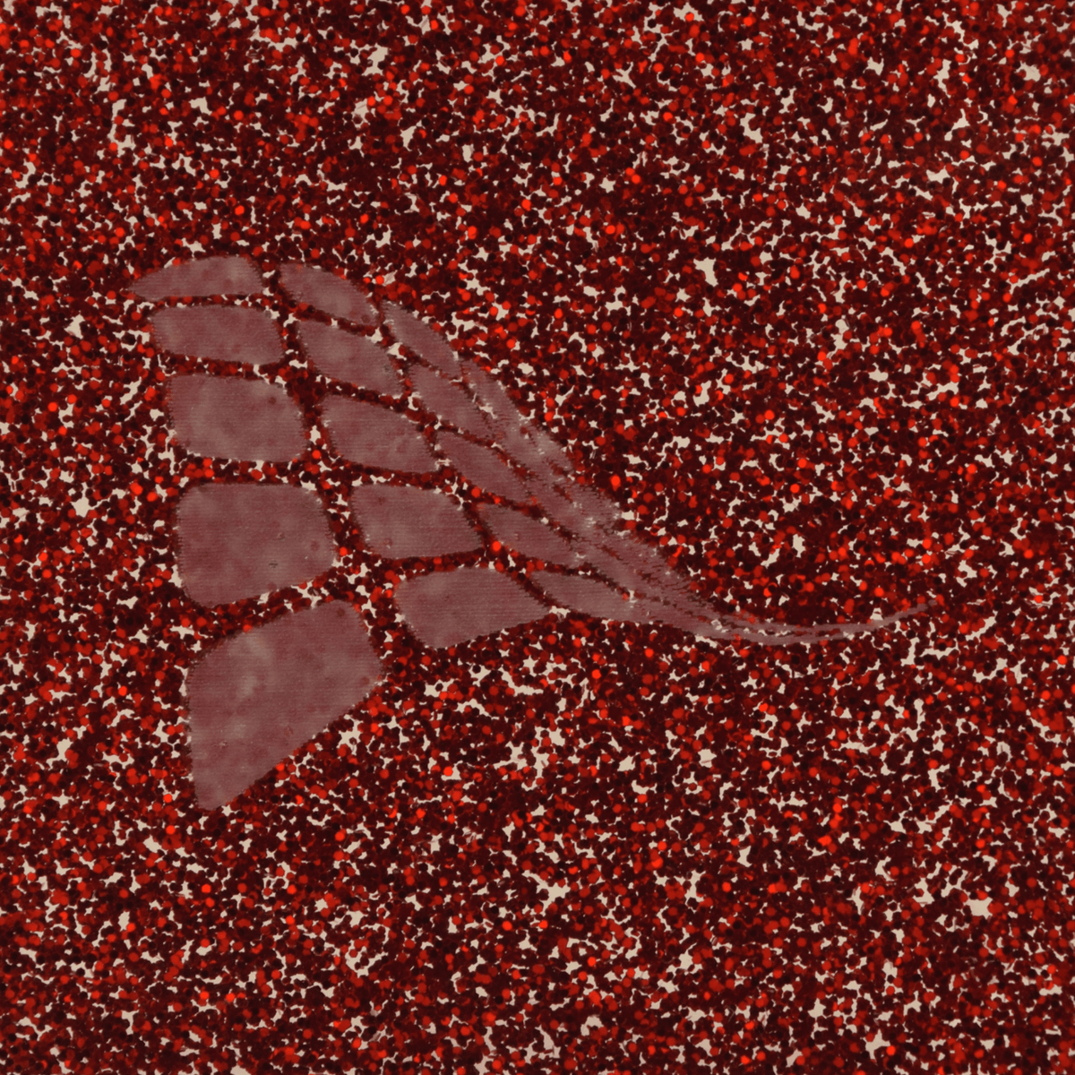 Candy apple red glitter cast acrylic sheet, 1/8 inch (3mm), 12 by 19 inches