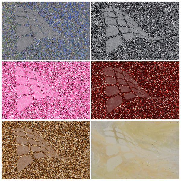 Glitter Acrylic Bundle – All 6 Colours, 1/8” (3mm) - AcryliCrafts