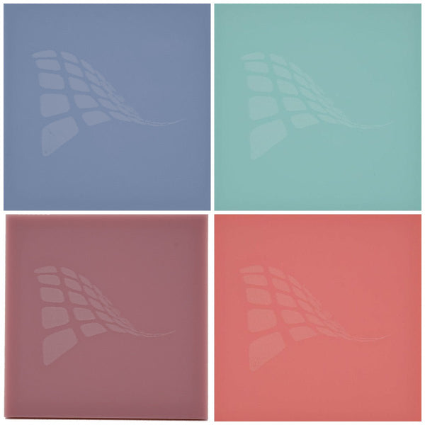 Pastel Acrylic Bundle – All 4 Colours, 1/8” (3mm) - AcryliCrafts