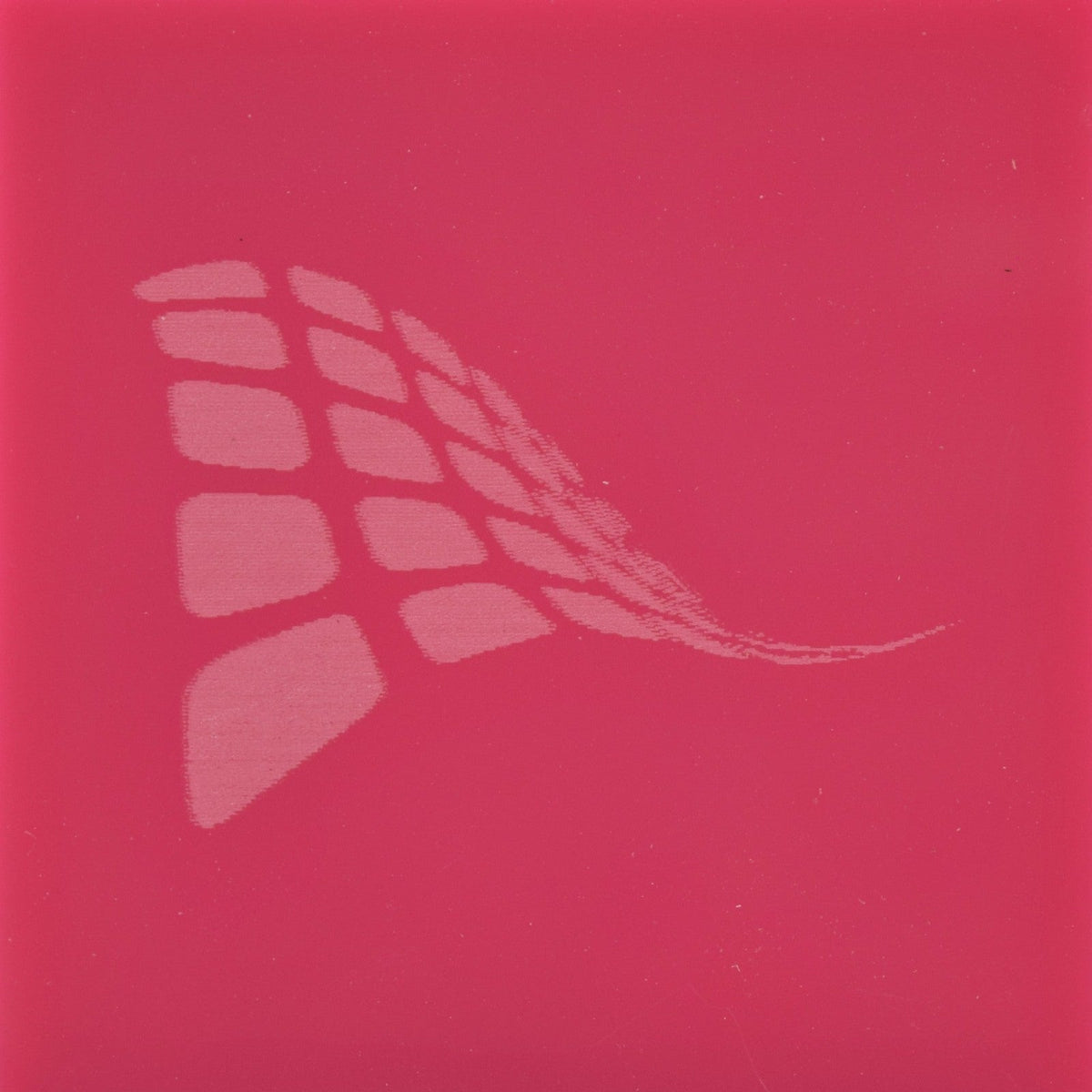Pink cast acrylic sheet, 1/8 inch (3mm), 12 by 19 inches