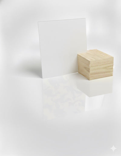 White Acrylic Sheet – 1/8” (3mm) - AcryliCrafts